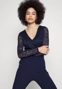 Wal G Blake Long Sleeve - Jumpsuit - Navy Blue -Wal G. 79c2dfd0e6ca4231952d74d9e8afd81f