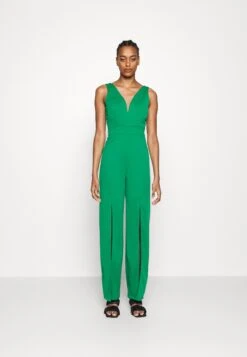Steven Front Slit - Jumpsuit - Leaf Green