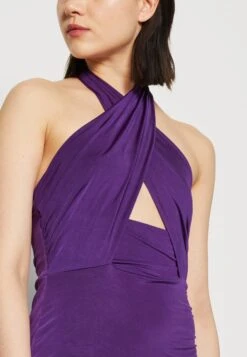 Wal G Party Lady Halter Neck Mini - Jerseyjurk - Purple -Wal G. 7f10dcfb674d477da78c928d17ca3c2e
