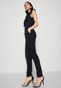 Wal G Priya Ruffle - Jumpsuit - Navy Blue -Wal G. 81f151716dd54d52ac964db728f9e351