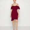 Revra Strappy Frill Skater - Jerseyjurk - Berry Wine