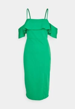 Zimmi Off Shoulder Midi Dress - Jerseyjurk - Leaf Green 8 Zimmi Off Shoulder Midi Dress - Jerseyjurk - Leaf Green -Wal G. 87b08ce749fa4a87869c9dda001fb896