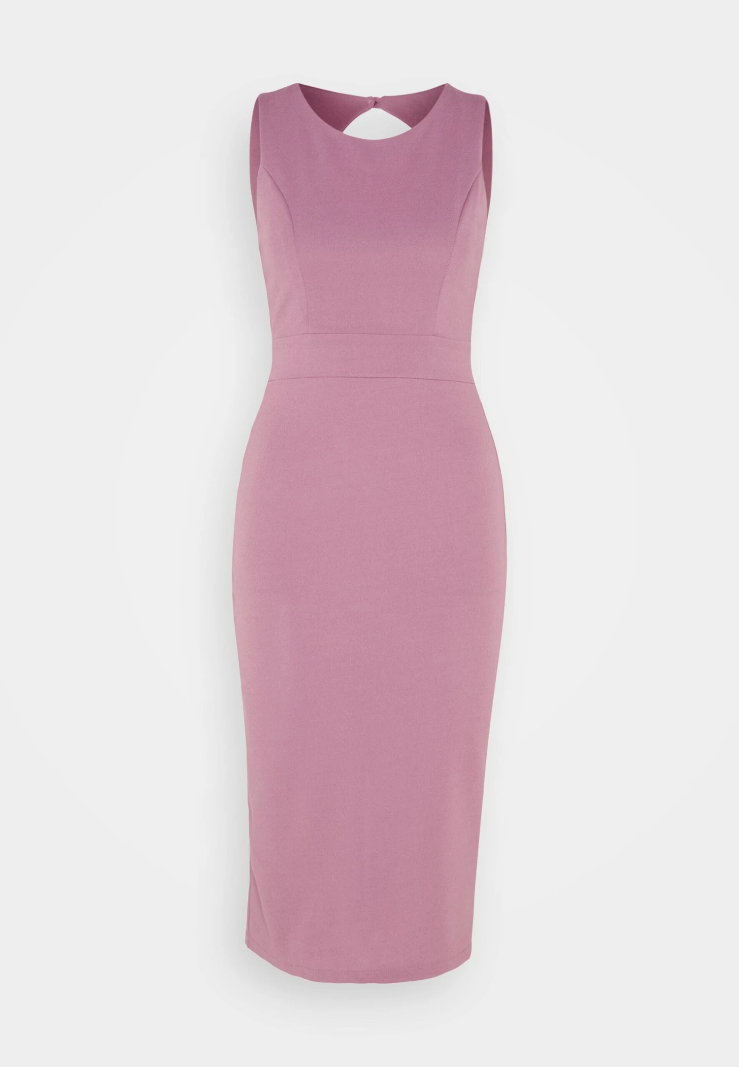 Wal G Petra Ruffle Midi - Jerseyjurk - Mauve Pink 5 Wal G Petra Ruffle Midi - Jerseyjurk - Mauve Pink - Afbeelding 5