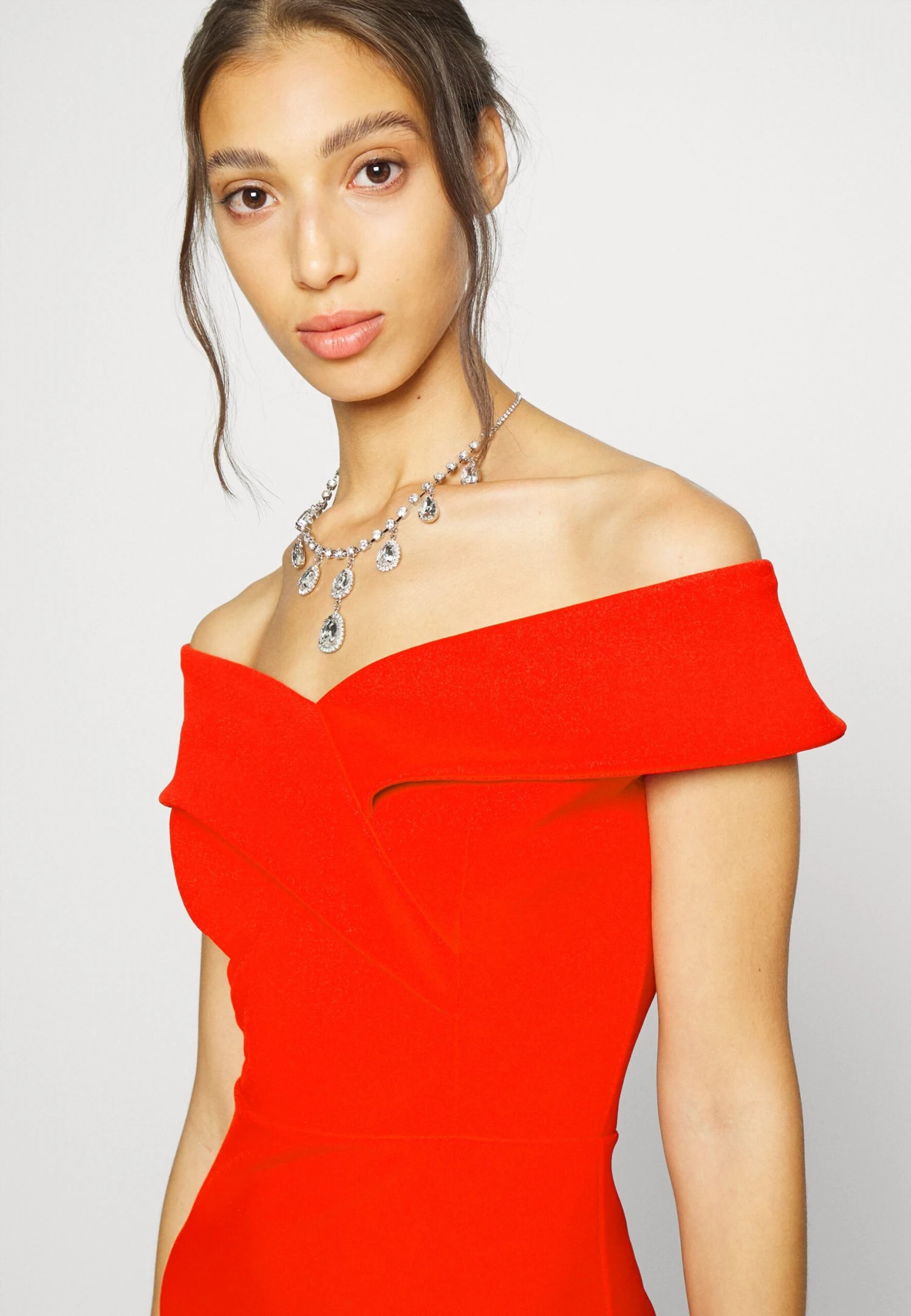 Wal G Zara Midi Dress - Cocktailjurk - Red 5 Wal G Zara Midi Dress - Cocktailjurk - Red - Afbeelding 5