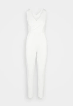 Wal G Toby V Neck - Jumpsuit - White -Wal G. 9d7a3d88428546c6b188d4743d9f4962