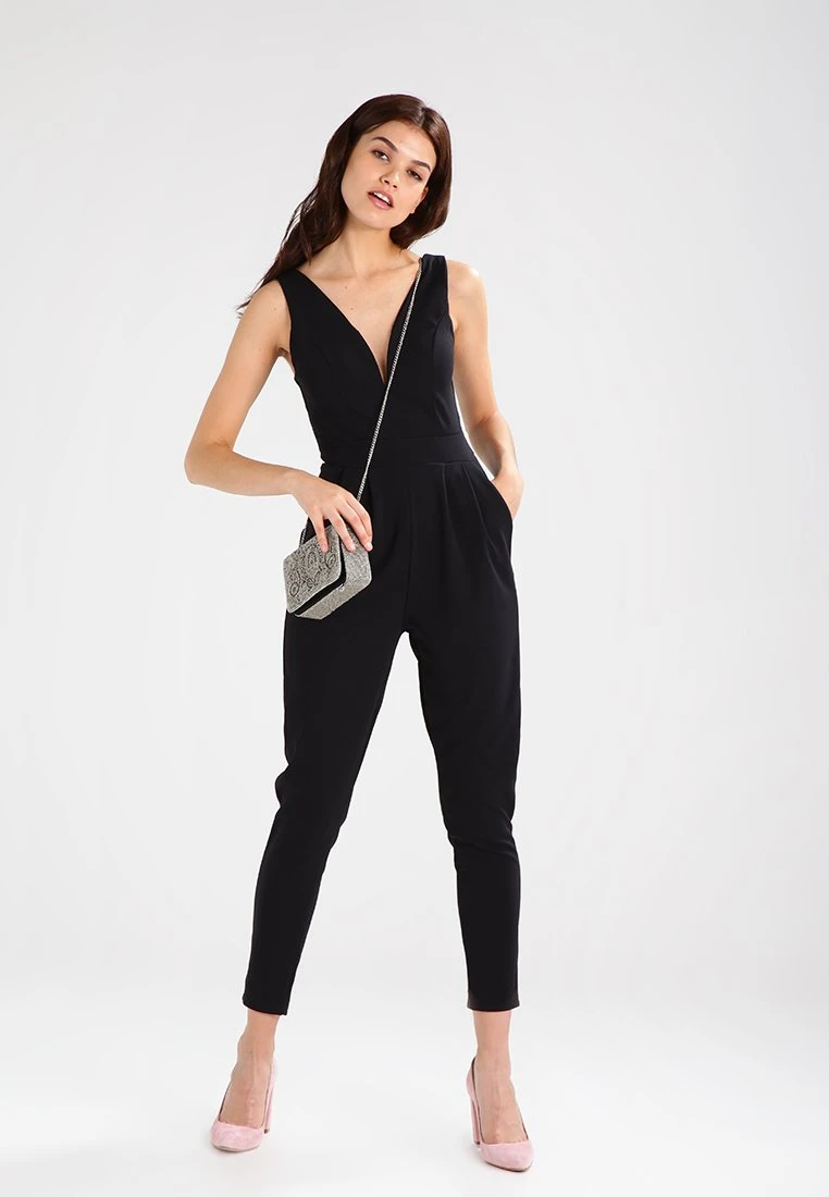 Wal G V Neck - Jumpsuit - Black 2 Wal G V Neck - Jumpsuit - Black - Afbeelding 2
