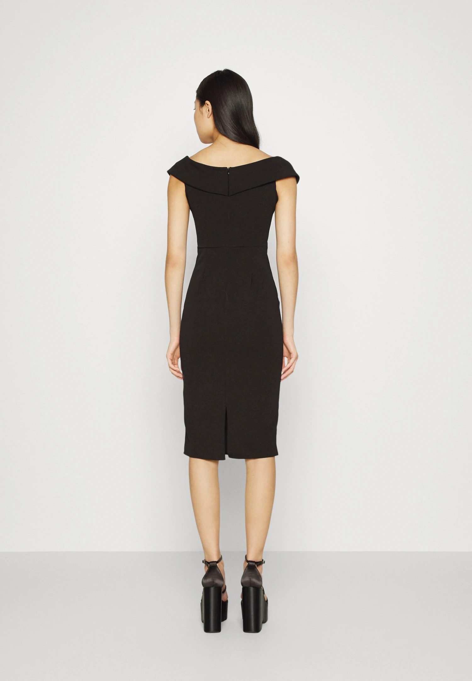 Wal G Zara Midi Dress - Cocktailjurk - Black 3 Wal G Zara Midi Dress - Cocktailjurk - Black - Afbeelding 3