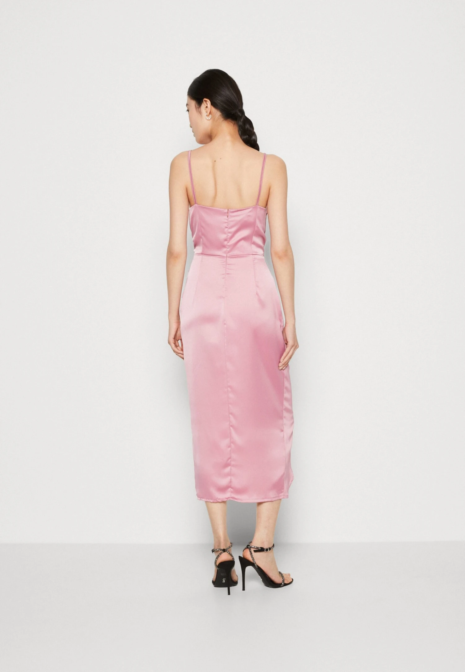Wal G Milly Tulip Skirt Midi - Cocktailjurk - Mauve 3 Wal G Milly Tulip Skirt Midi - Cocktailjurk - Mauve - Afbeelding 3