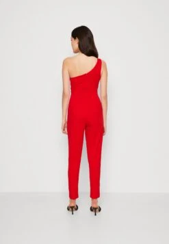 Wal G Kelly Ruffle - Jumpsuit - Red -Wal G. a459bfee68dc4b5482c15cd5c0bd0b0d
