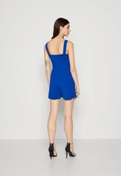 Wal G Cleo V Neck Playlist - Jumpsuit - Electric Blue -Wal G. a5601e3d1da14e2bbc4755e549a0f151