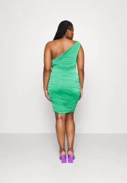 Rowan One Shoulder Midi - Etui-Jurk - Leaf Green -Wal G. a8879ced64c041958a722eeccff187d2