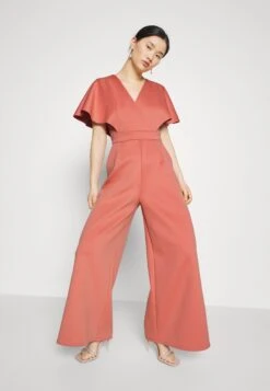 Wedding Petite Betty Wrap Jumpsuit - Jumpsuit - Rosa -Wal G. a8b3c6a4007c42f4a7b4402d159e7e9f
