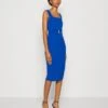 Wal G Jumina Buckle Midi - Jerseyjurk - Electric Blue