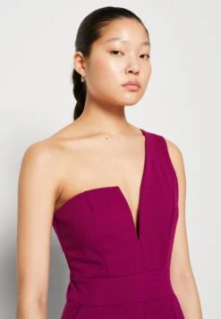 Wal G Fleur One Shoulder- Jumpsuit - Purple -Wal G. a9fd2b9f09fe40f099e02be79e78a965