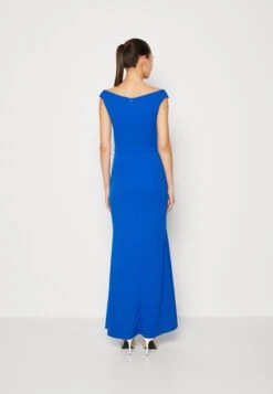 Wal G Andrew Off Shoulder Maxi Dress - Galajurk - Electric Blue -Wal G. b00c0e1e4a2345419ba66a092aec1448