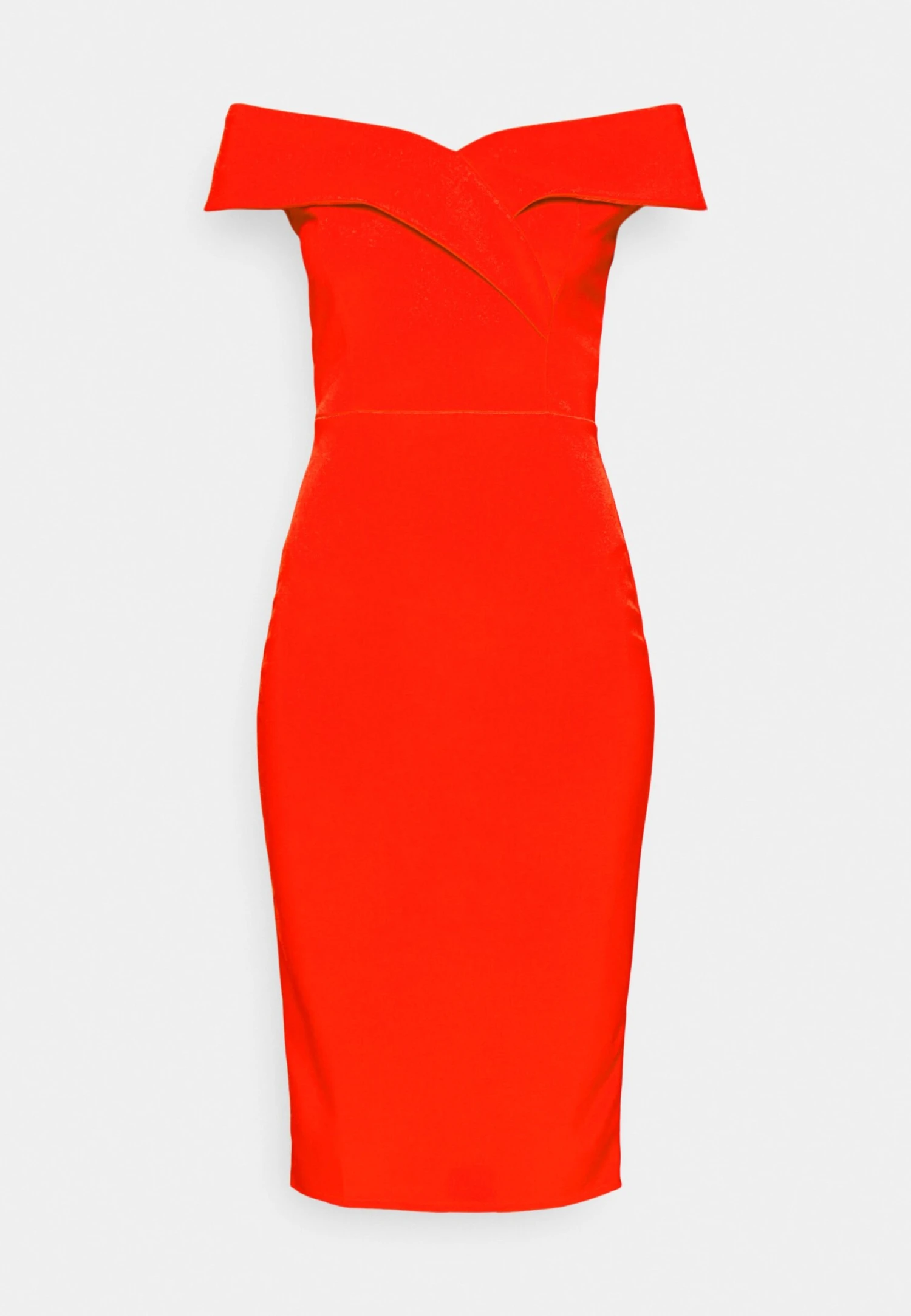 Wal G Zara Midi Dress - Cocktailjurk - Red 4 Wal G Zara Midi Dress - Cocktailjurk - Red - Afbeelding 4