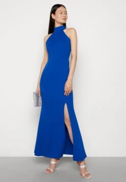 Wal G Halter Neck Maxi Dress - Galajurk - Electric Blue 9 Wal G Halter Neck Maxi Dress - Galajurk - Electric Blue -Wal G. b117b94f8165423880faa056f7ec02ba