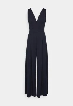 Wal G Jackie Wide Leg - Jumpsuit - Navy Blue -Wal G. b31943a1cfe34378b19bfd7ee9c65021