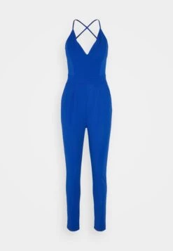 Wal G Marsha Back Strappy - Jumpsuit - Electric Blue -Wal G. b6886a20ad2b4c62947b10e6cbfe67d6