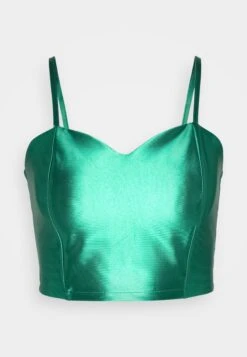 Wal G Daz Heart Neck Crop- Top - Leaf Green -Wal G. b852adcad4a74528bb60188824d97879
