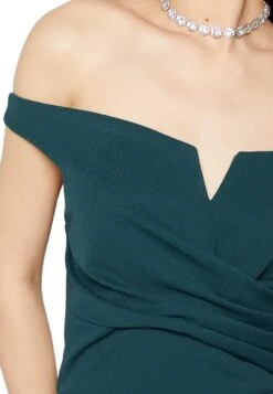 Wal G Kia Off The Shoulder Maxi Dress - Galajurk - Forest Green -Wal G. ba9f64dd899544a894b5ed5c76e1122a