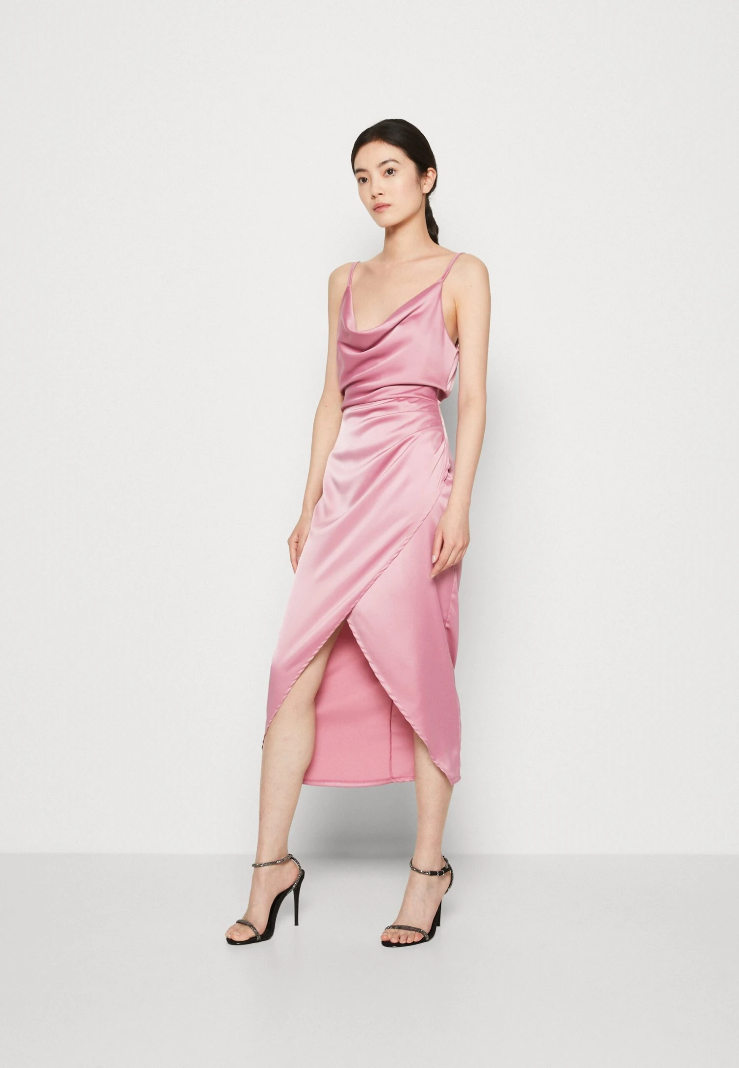 Wal G Milly Tulip Skirt Midi - Cocktailjurk - Mauve 1 Wal G Milly Tulip Skirt Midi - Cocktailjurk - Mauve