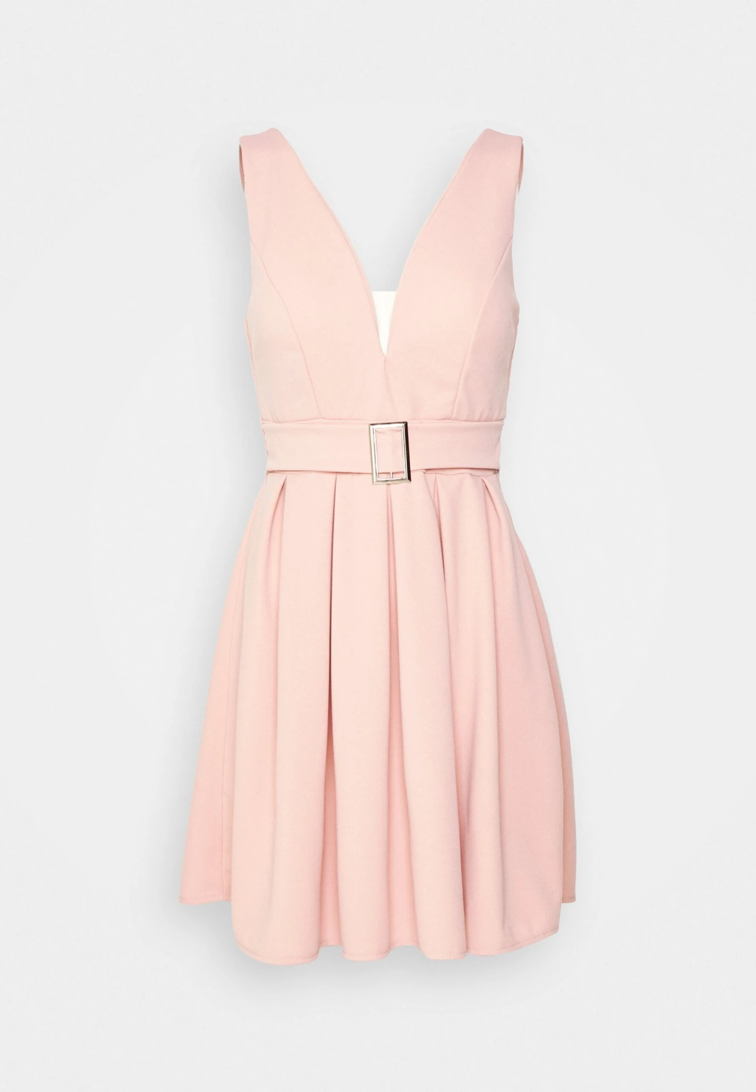 Debbie Buckle Skater Dress - Cocktailjurk - Blush Pink 4 Debbie Buckle Skater Dress - Cocktailjurk - Blush Pink - Afbeelding 4