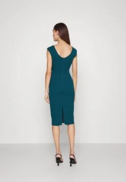 Wal G Nora Midi Dress - Jerseyjurk - Dark Teal Blue 8 Wal G Nora Midi Dress - Jerseyjurk - Dark Teal Blue -Wal G. c36a0f2d61284a6e9e6a2c22dd36ead9