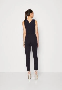 Wal G Dayna Straight Leg - Jumpsuit - Navy Blue -Wal G. c67f714d304b4e70bf3b303d1a1f7b4e