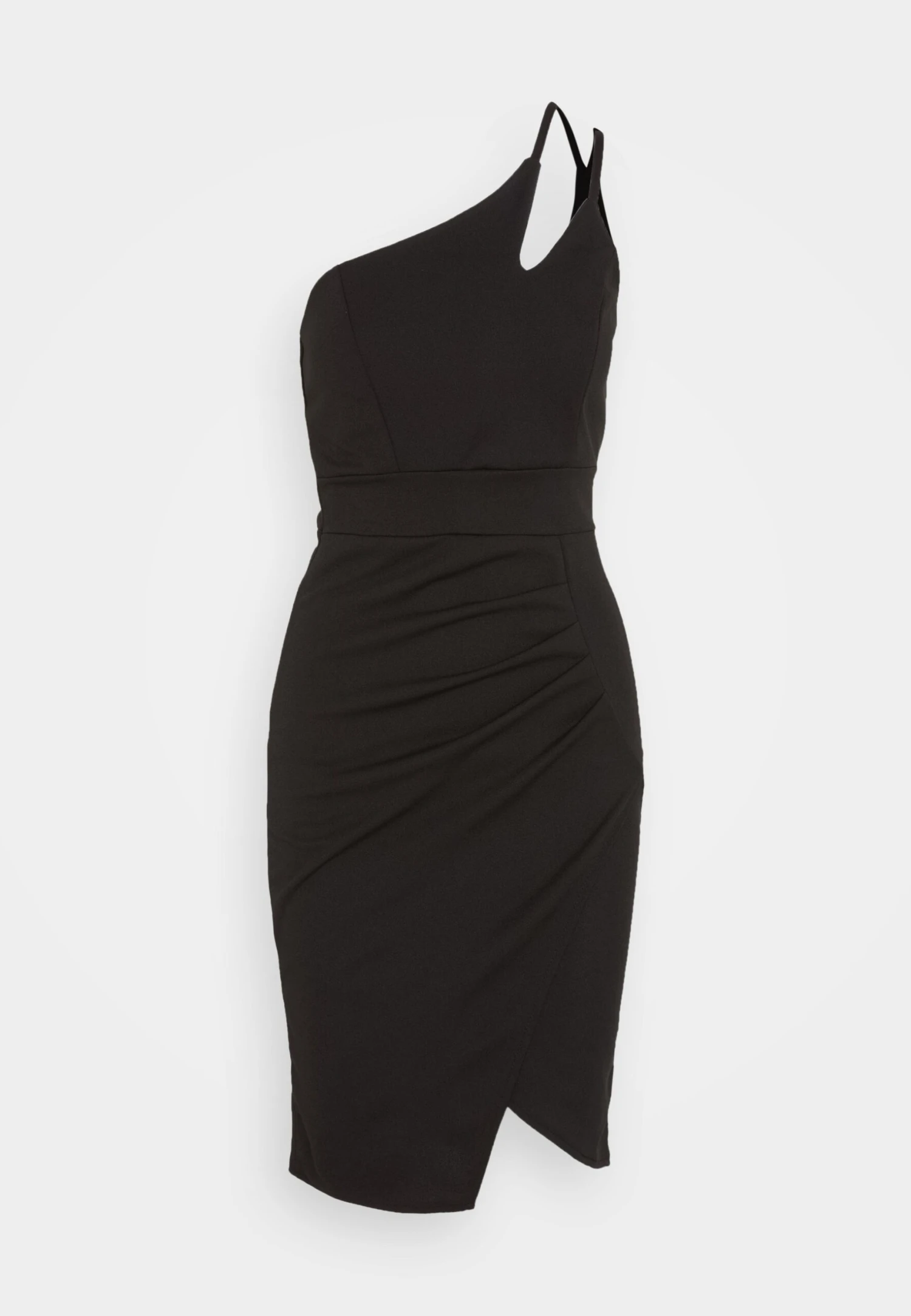Wal G Valencia Cut Out One Shoulder Midi Dress - Jerseyjurk - Black 5 Wal G Valencia Cut Out One Shoulder Midi Dress - Jerseyjurk - Black - Afbeelding 5
