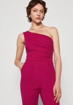 Wal G Rosalita One Shoulder - Jumpsuit - Raspberry -Wal G. cca5a7d9d9c94bfb823e09b09579cd10