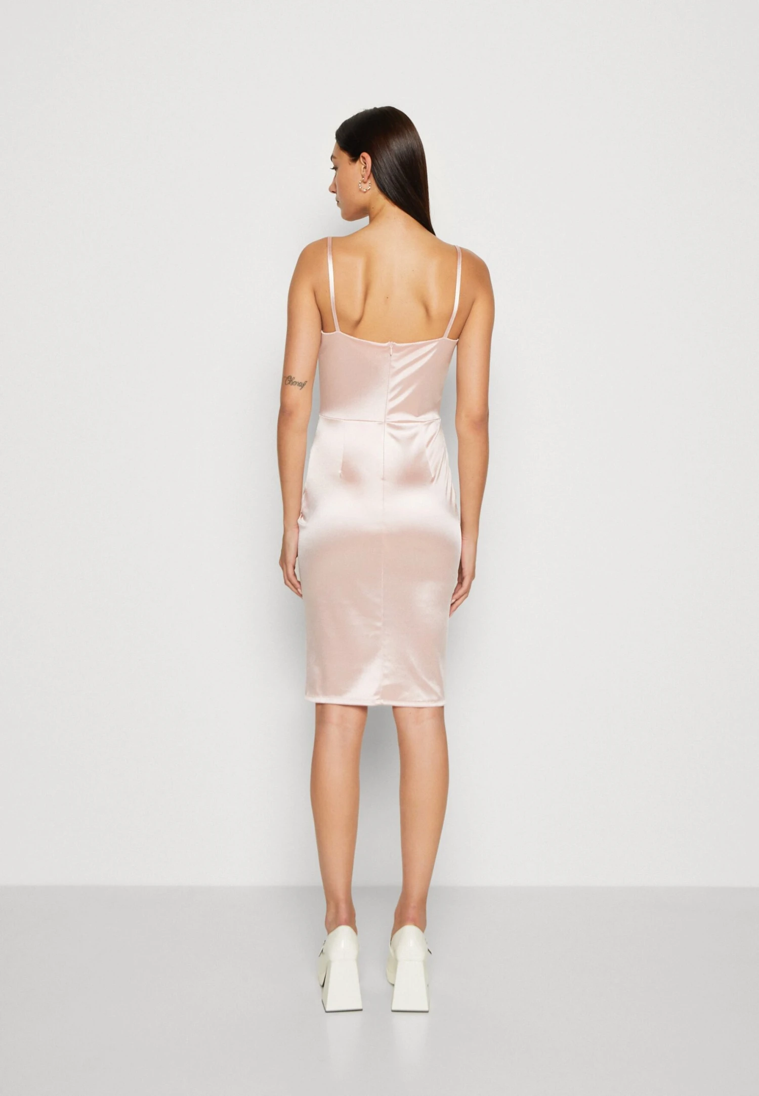 Wal G Holly Corest Dress - Cocktailjurk - Blush Pink 3 Wal G Holly Corest Dress - Cocktailjurk - Blush Pink - Afbeelding 3