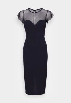 Wal G Dylan Midi Dress - Cocktailjurk - Navy -Wal G. ce4aadcab8cd47d9ab772329ba775950