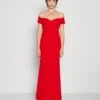 Wal G Rish Off Shoulder Maxi - Jerseyjurk - Red
