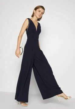 Wal G Jackie Wide Leg - Jumpsuit - Navy Blue -Wal G. d21242f2db8e4c40b67f20578e018975