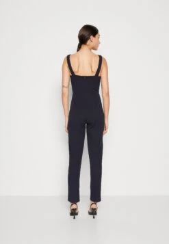 Wal G Serena Pleated - Jumpsuit - Navy Blue -Wal G. d2794faa354148f5925ee5365a0e2ceb