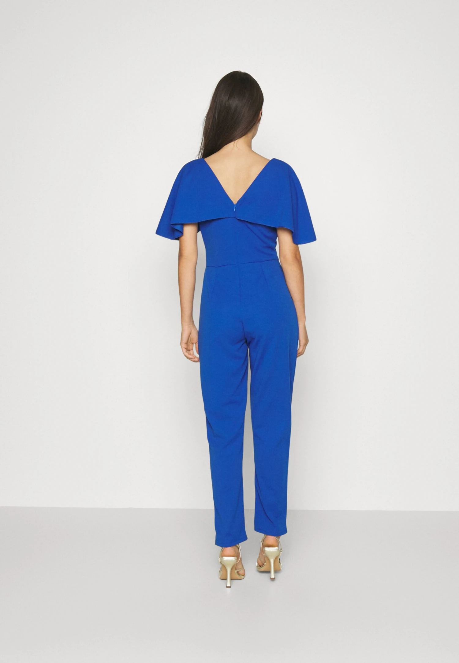 Liyavi Cape Sleeve - Jumpsuit - Electric Blue 3 Liyavi Cape Sleeve - Jumpsuit - Electric Blue - Afbeelding 3