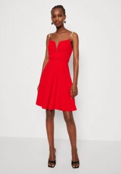 Wal G Valentines Valentina Skater - Jerseyjurk - Red -Wal G. d41f5e57098d4a3b8d862f0327ca00f0