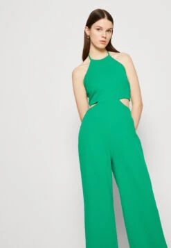 Wal G Cruise Collection Cut Out - Jumpsuit - Leaf Green -Wal G. db967515ad034aada84626bbb2fe4d3c
