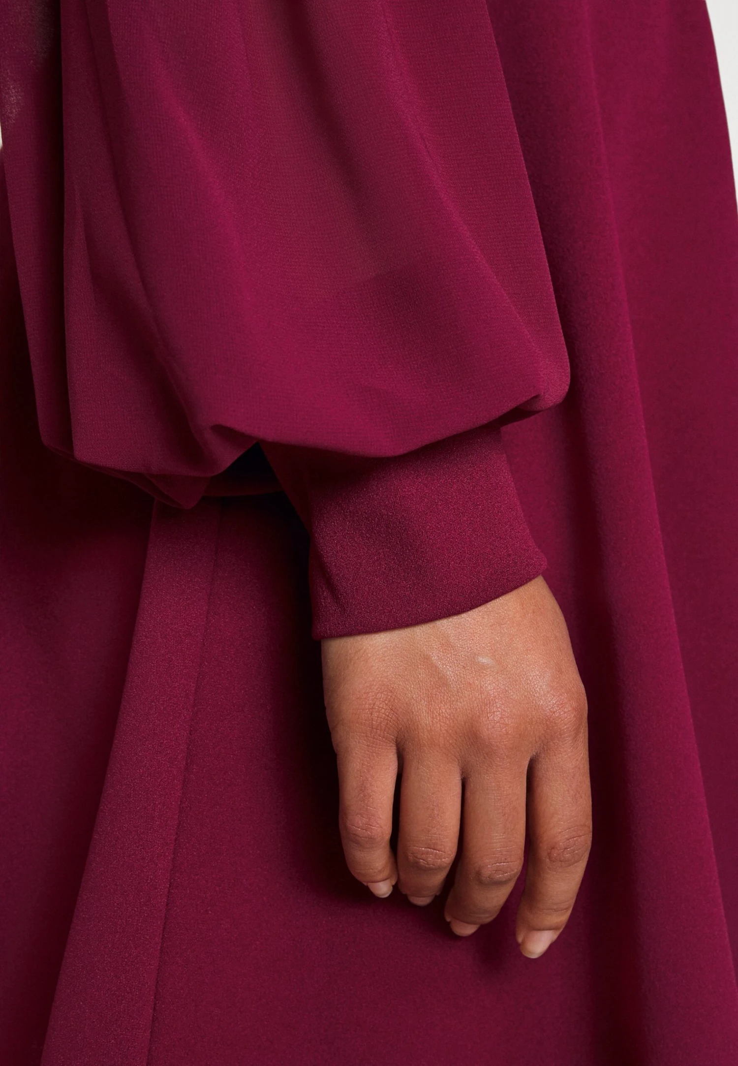 Kat Sleeve Dress - Cocktailjurk - Berry Wine 7 Kat Sleeve Dress - Cocktailjurk - Berry Wine - Afbeelding 7