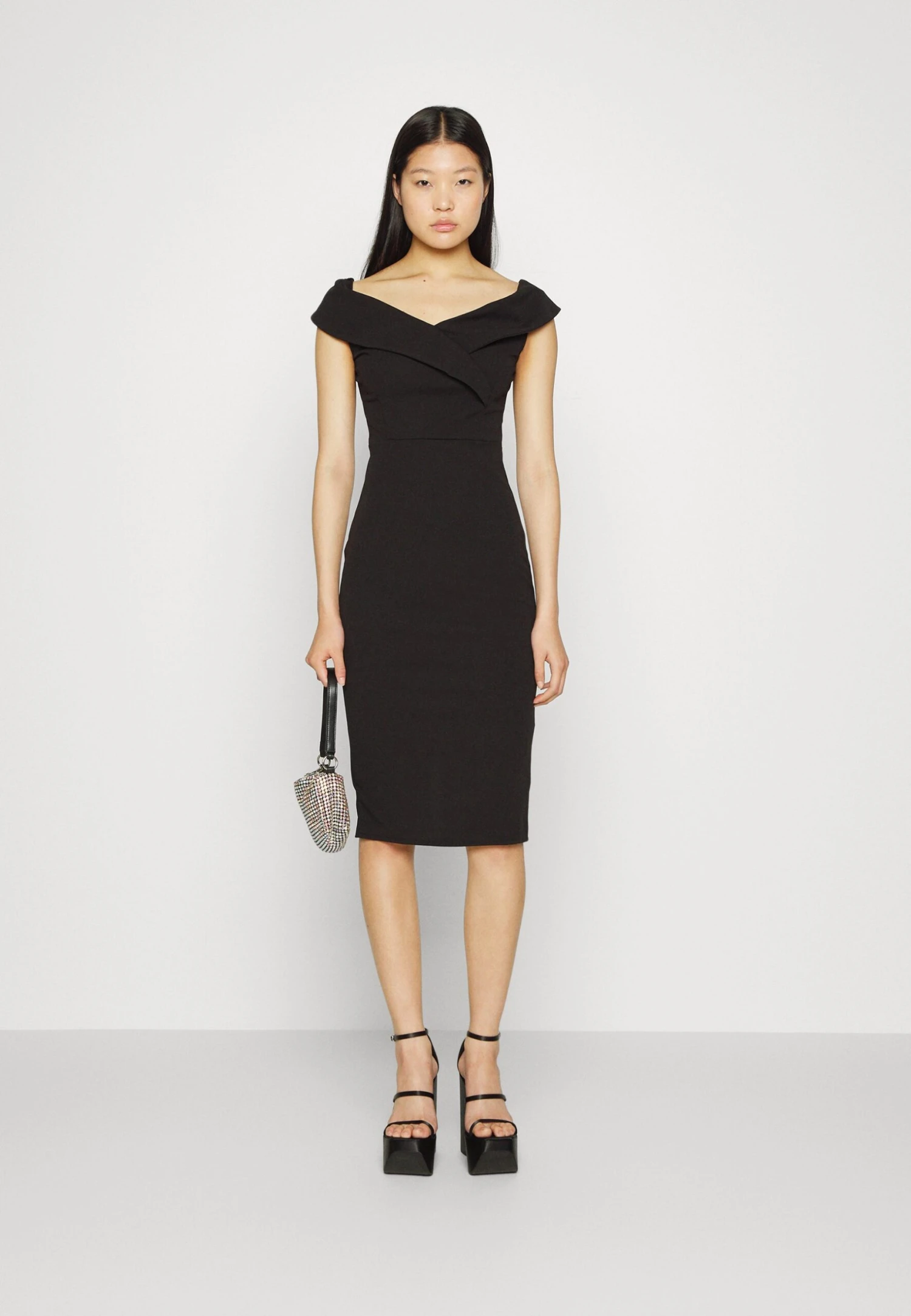 Wal G Zara Midi Dress - Cocktailjurk - Black 2 Wal G Zara Midi Dress - Cocktailjurk - Black - Afbeelding 2