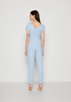 Wal G Archy Bow - Jumpsuit - Sky Blue -Wal G. ea8d9fa6e3714312bbcae214fa4082dc