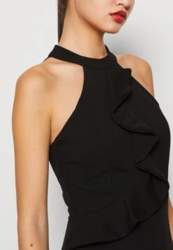 Wal G Poppy Frill Neck - Jumpsuit - Black -Wal G. ec3a0e9dbca44252aac9b0850c99c29c