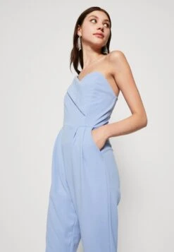 Wal G Halli Ruffe - Jumpsuit - Powder Blue -Wal G. f1b5d527f37344d0b3c16b33e81e7c15