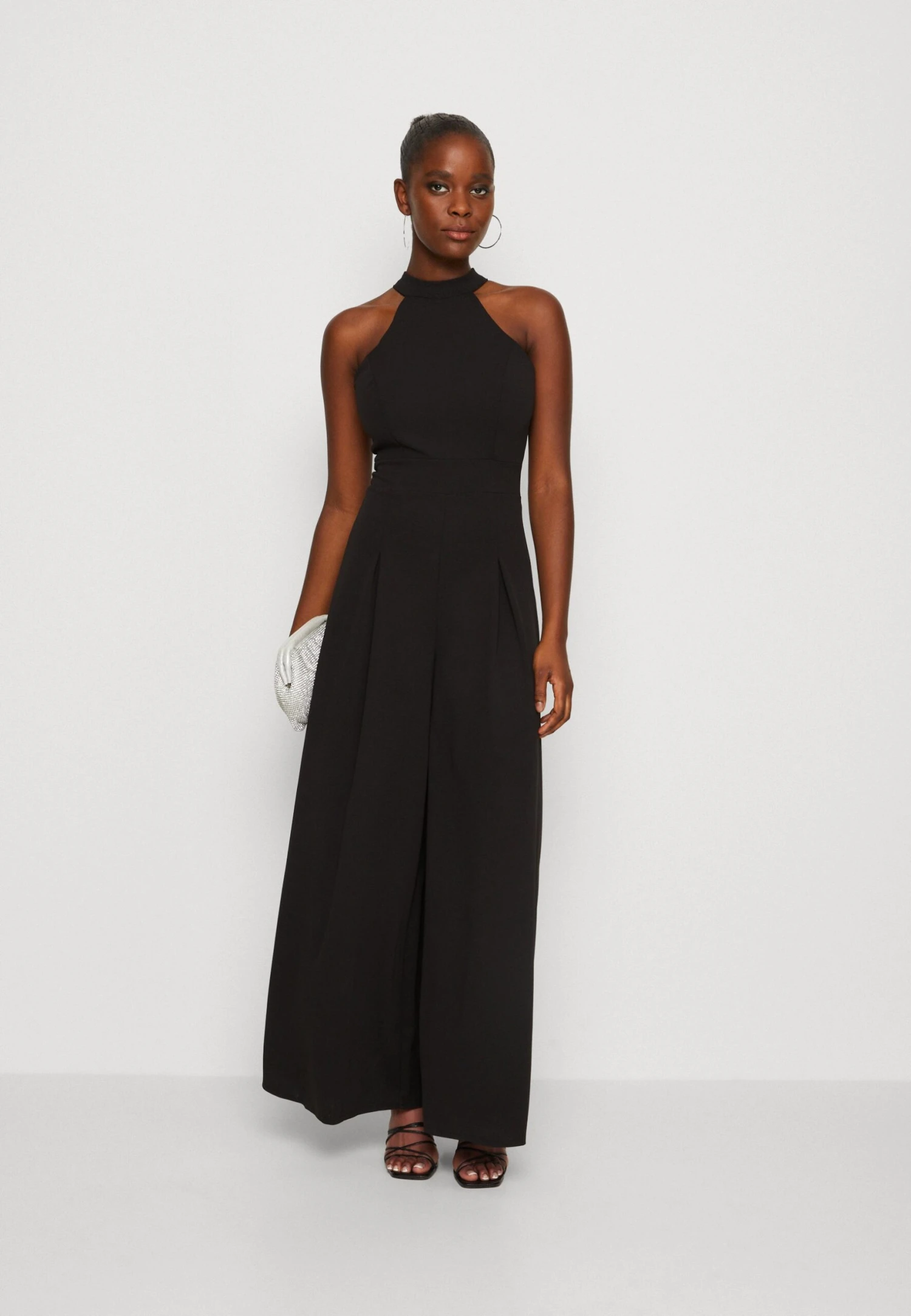 Wal G Leila Halter Neck Wide Leg - Jumpsuit - Black 2 Wal G Leila Halter Neck Wide Leg - Jumpsuit - Black - Afbeelding 2