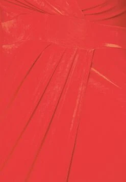 Mag V Neck Midi - Jurk - Red -Wal G. f3eb144d2f6a4757a1b11461209ad1c6