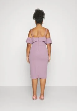 Andy Ruffle Midi - Jerseyjurk - Mauve Pink 9 Andy Ruffle Midi - Jerseyjurk - Mauve Pink -Wal G. f67168ee6b4e426ea30564805bee36bf
