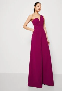 Wal G Fleur One Shoulder- Jumpsuit - Purple -Wal G. f800babdd91246feac4285a5be4b93c9