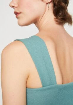 Wal G Noelle Off The Shoulder Skater - Jerseyjurk - Sage Green -Wal G. fadf0ac398ed4f778ab675760fb5176d