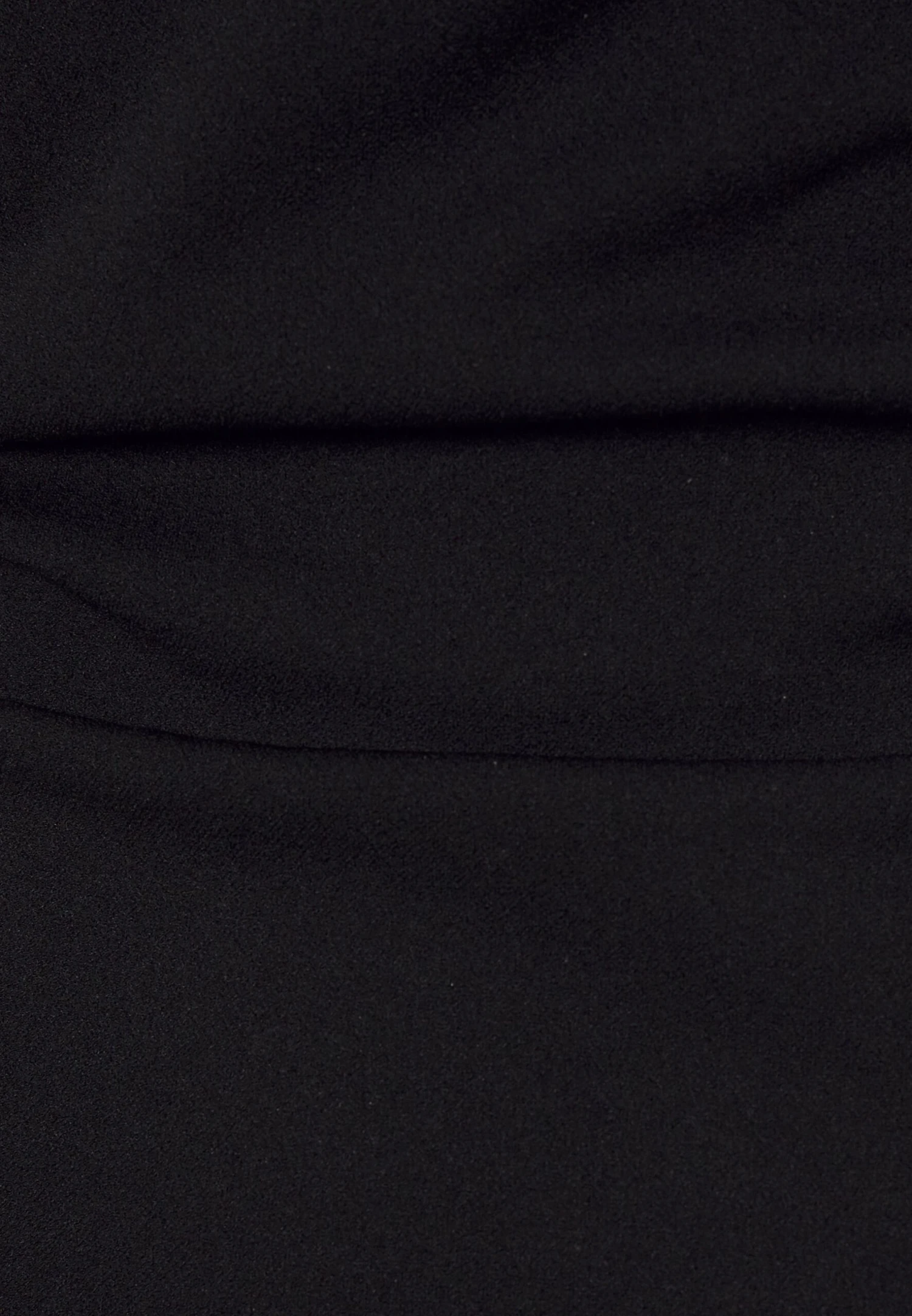 Contrast Frill Sleeve Midi Dress - Jerseyjurk - Black/White 3 Contrast Frill Sleeve Midi Dress - Jerseyjurk - Black/White - Afbeelding 3